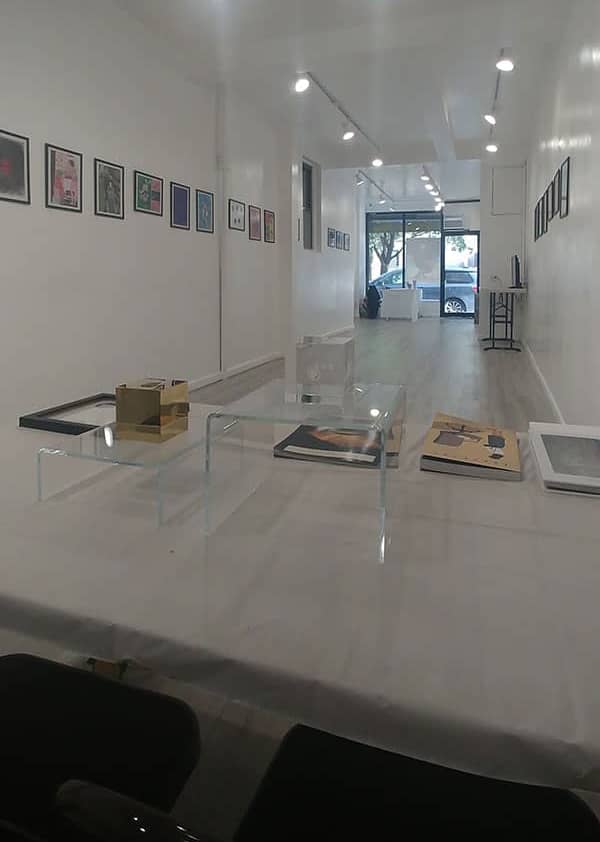 View of the gallery and medals